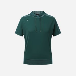 Áo Đánh Golf Nữ Descente Sleeve Hoodie - Xanh Lá