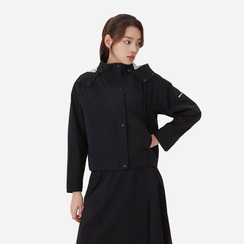 Áo Khoác Golf Nữ Descente Overfit Rain - Đen