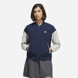 Áo Khoác Nữ Adidas Water Repellent Full Zip - Xanh Navy
