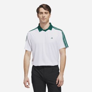 Áo Polo Nam Adidas 3 Stripes Short Sleeve - Trắng
