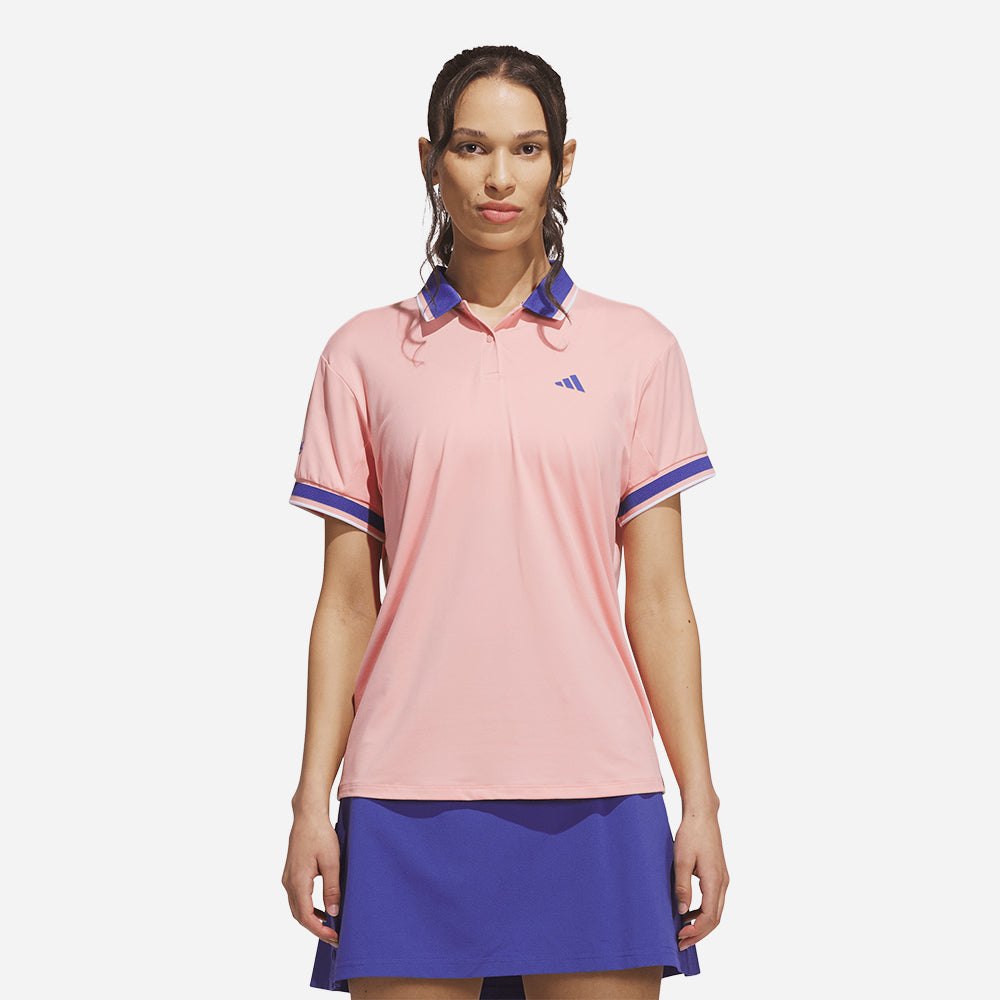 Áo Polo Nữ Adidas Climacool Flat Knit Collar - Hồng