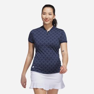 Áo Polo Nữ Adidas Ultimate365 Jacquard - Xanh Navy