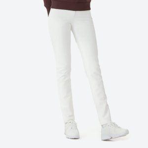 Quần Dài Đánh Golf Nữ Descente Straight Fit Woven - Trắng